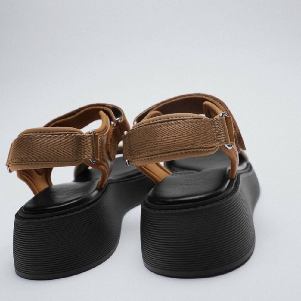 Zara Strappy Sandal - Picture 7 of 9